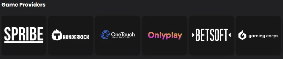 Proveedores de Lucky Block